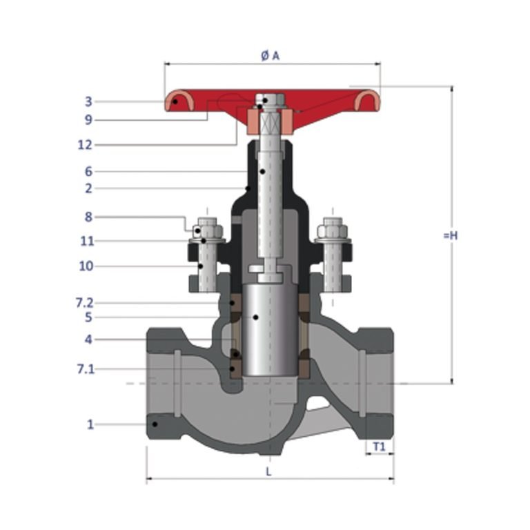Válvula de Pistón KDM 1100 - Imagen 2