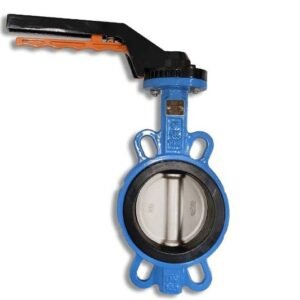 Válvula Mariposa Wafer Disco Inoxidable Palanca Aluminio