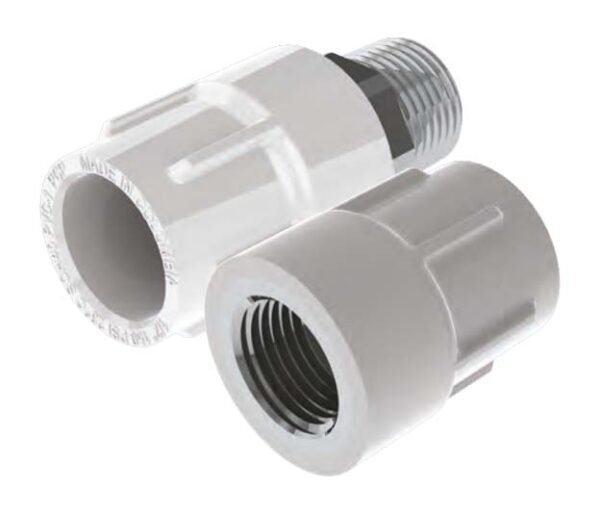 Adaptadores PVC con Inserto Metálico DZR