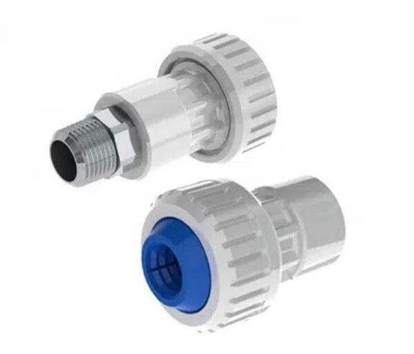 Conector Ultra Pesado PVC con Inserto Metálico DZR PCP Todovalvulas