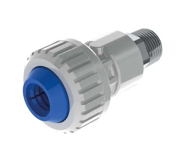 Conector Ultra Pesado PVC con Inserto Metálico DZR PCP - Imagen 3