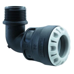 Codo macho push-fit Plasson serie 1 108500