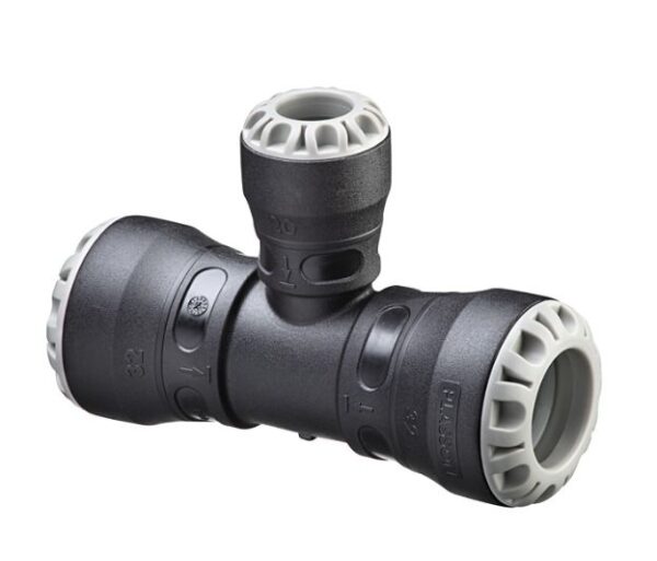 Tee reducida push-fit Plasson pn16 serie 1