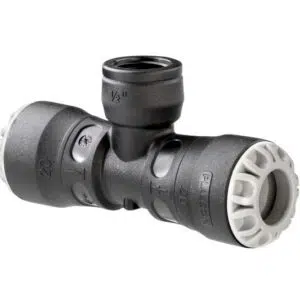 Tee roscada push-fit Plasson pn16 serie 1