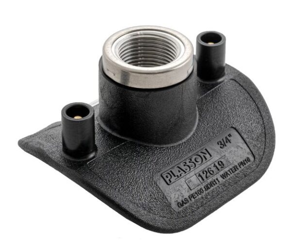 Silleta Electrofusión Roscada Inoxidable - Sensor Adaptor with Stainless Steel Thread - PLASSON 4938S3