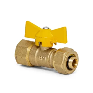 Válvula Bola Gas NPT X PE AL PE